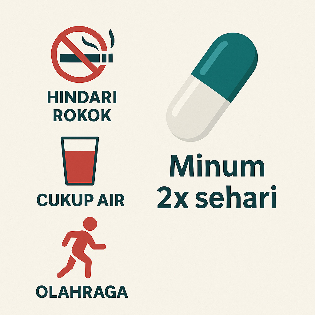 Gambar Infografis penanganan alami untuk gangguan pernafasan