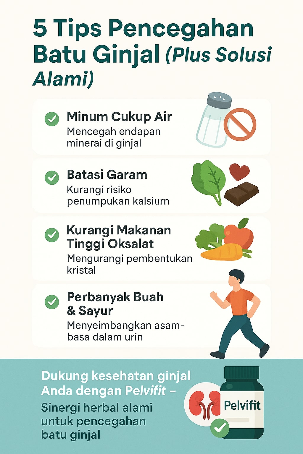 infografis obat herbal batu ginjal alami