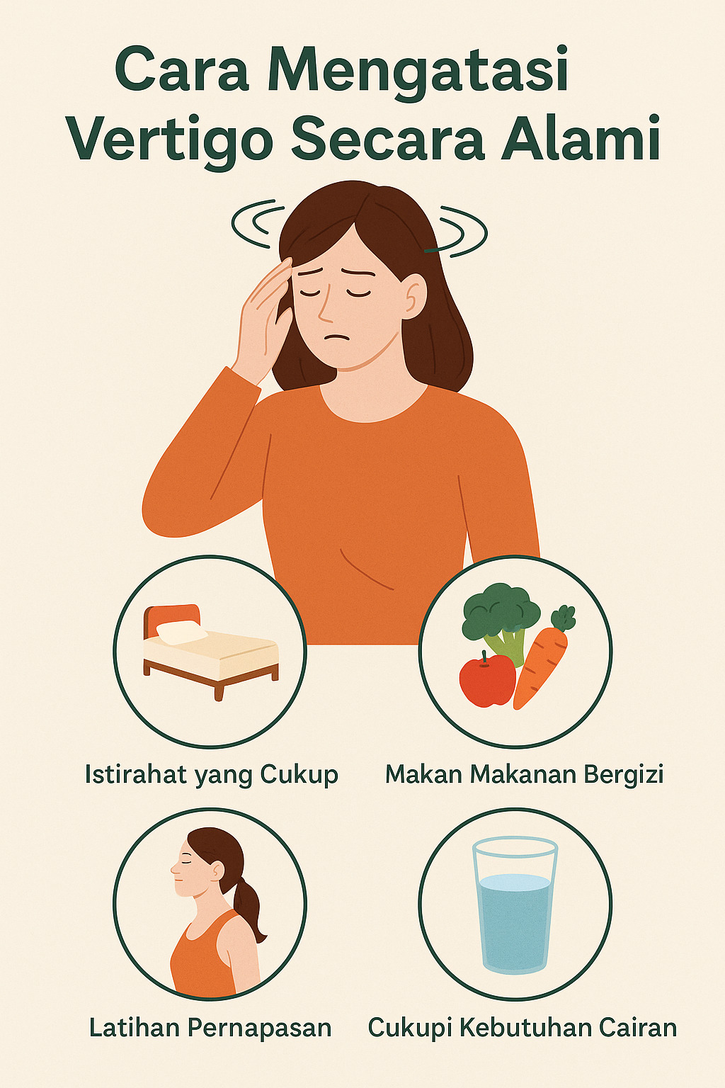 gambar ilustrasi cara mengatasi vertigo secara alami