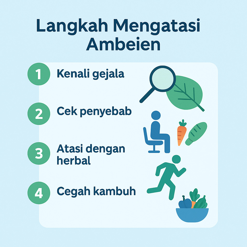 infografis langkan mengatasi ambeien