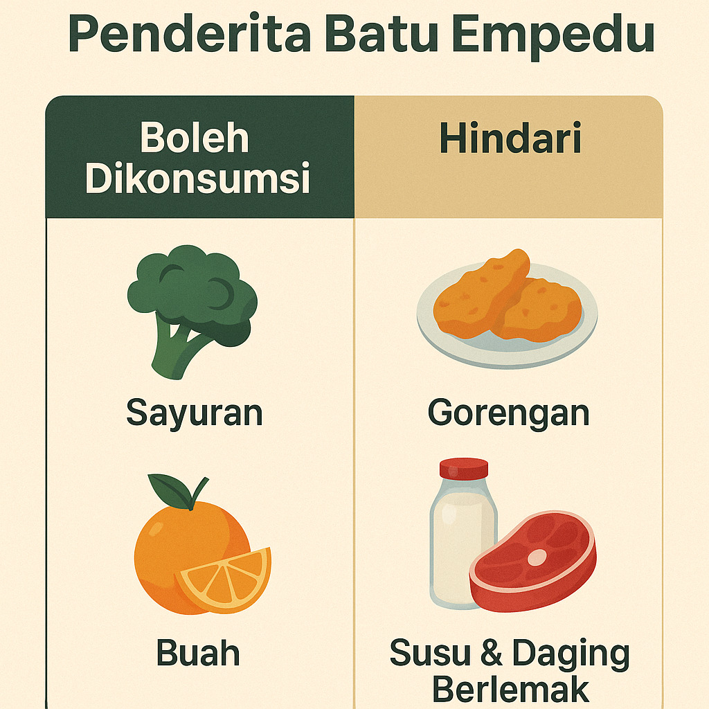 infografis penderita batu empedu