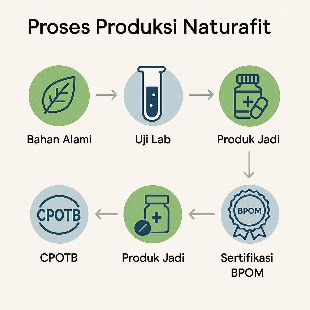 infografis proses produksi naturafit