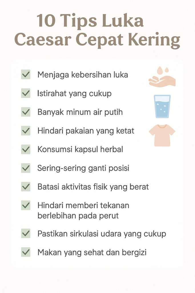 Bekas Caesar Rapi Bekas Luka Operasi Caesar Kering Dalam Hitungan Hari? Ini Rahasianya!