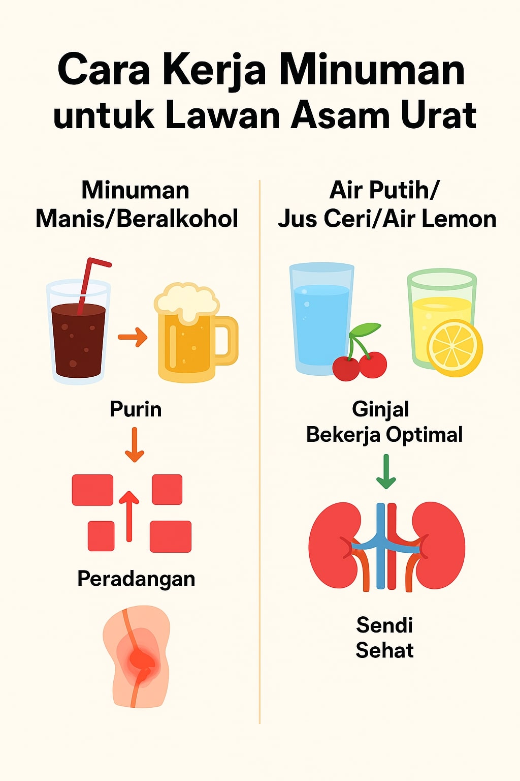 infografis pantangan asam urat