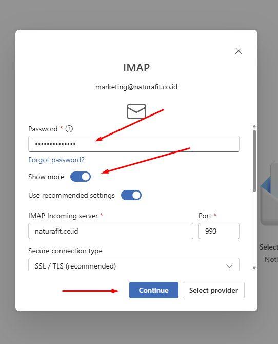 Cara membuka email naturafit 8 Screenshot 28