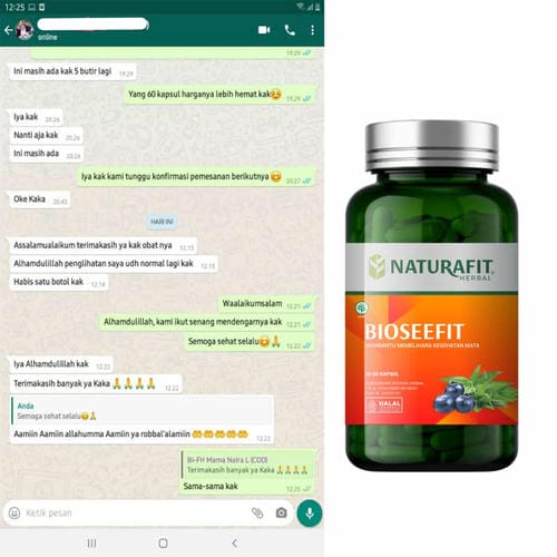 Testimoni Bioseefit mata menjadi normal