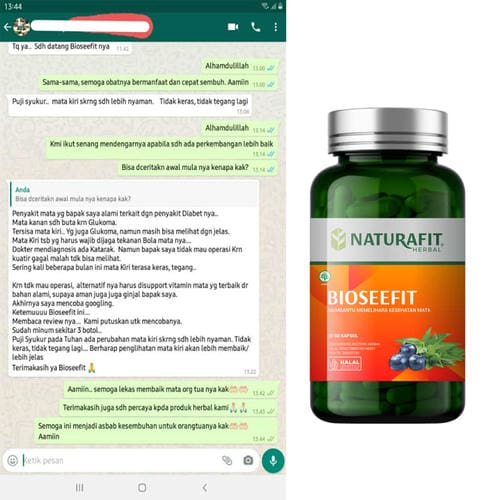 Testimoni Bioseefit untuk Glukoma