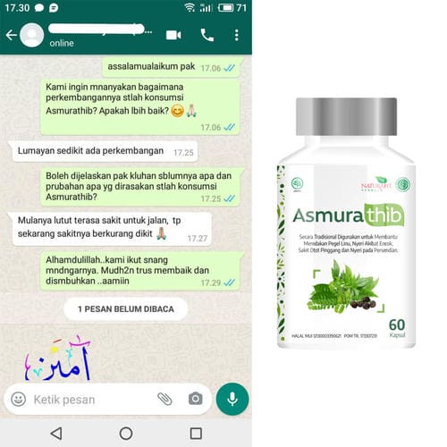 Testimoni Herbal Asmurathib untuk sakit lutut