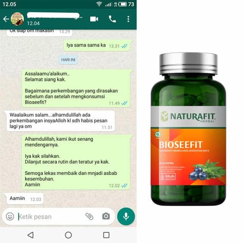 Testimoni Herbal Bioseefit untuk kesehatan mata
