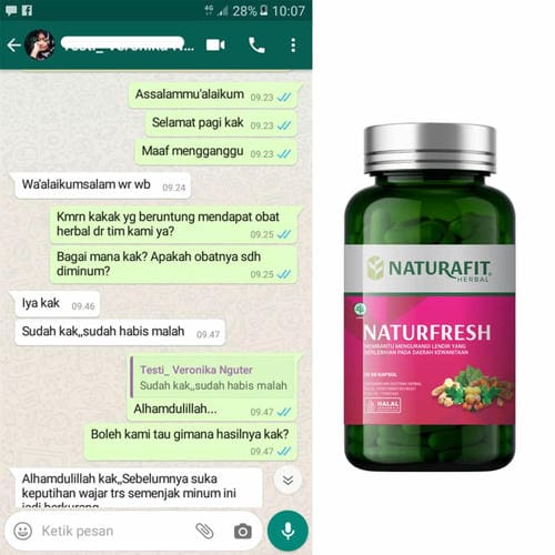 Testimoni Herbal Naturafit Naturfresh