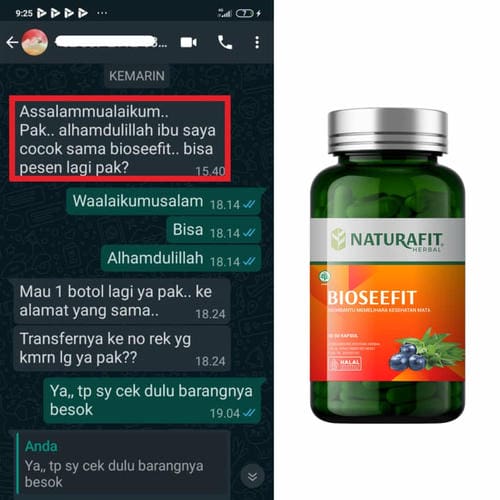 Testimoni Naturafit Bioseefit untuk mata tua