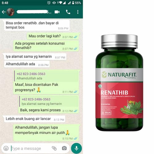 Testimoni Renathib untuk susah buang air kecil