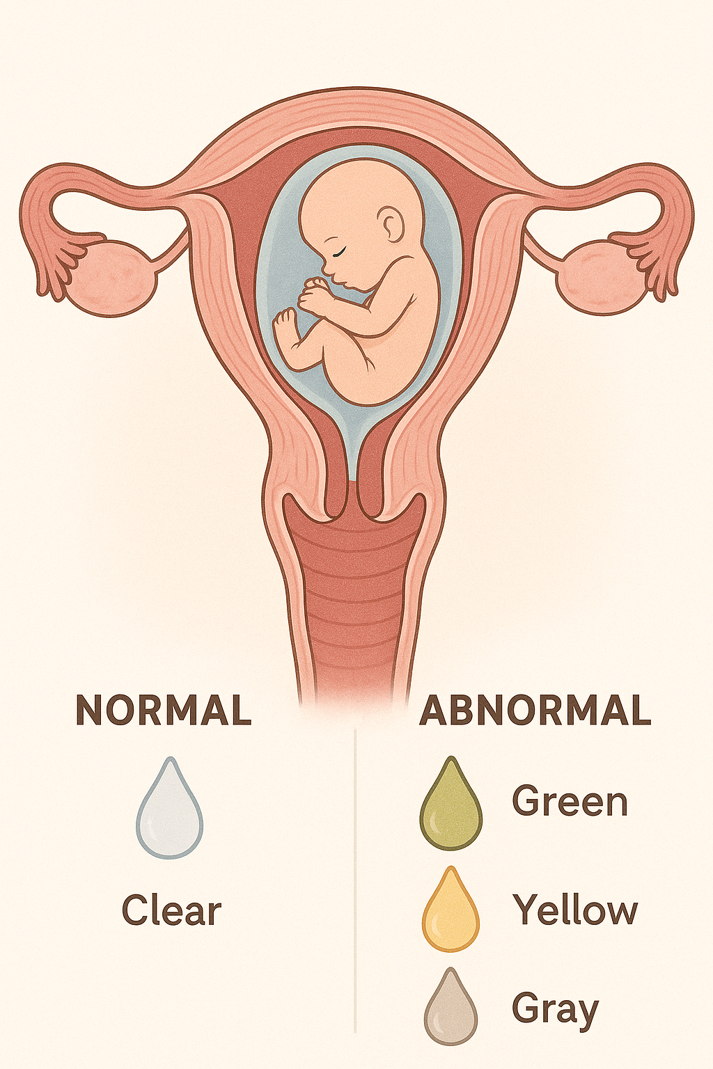ilustrasi keputihan normal dan abnormal