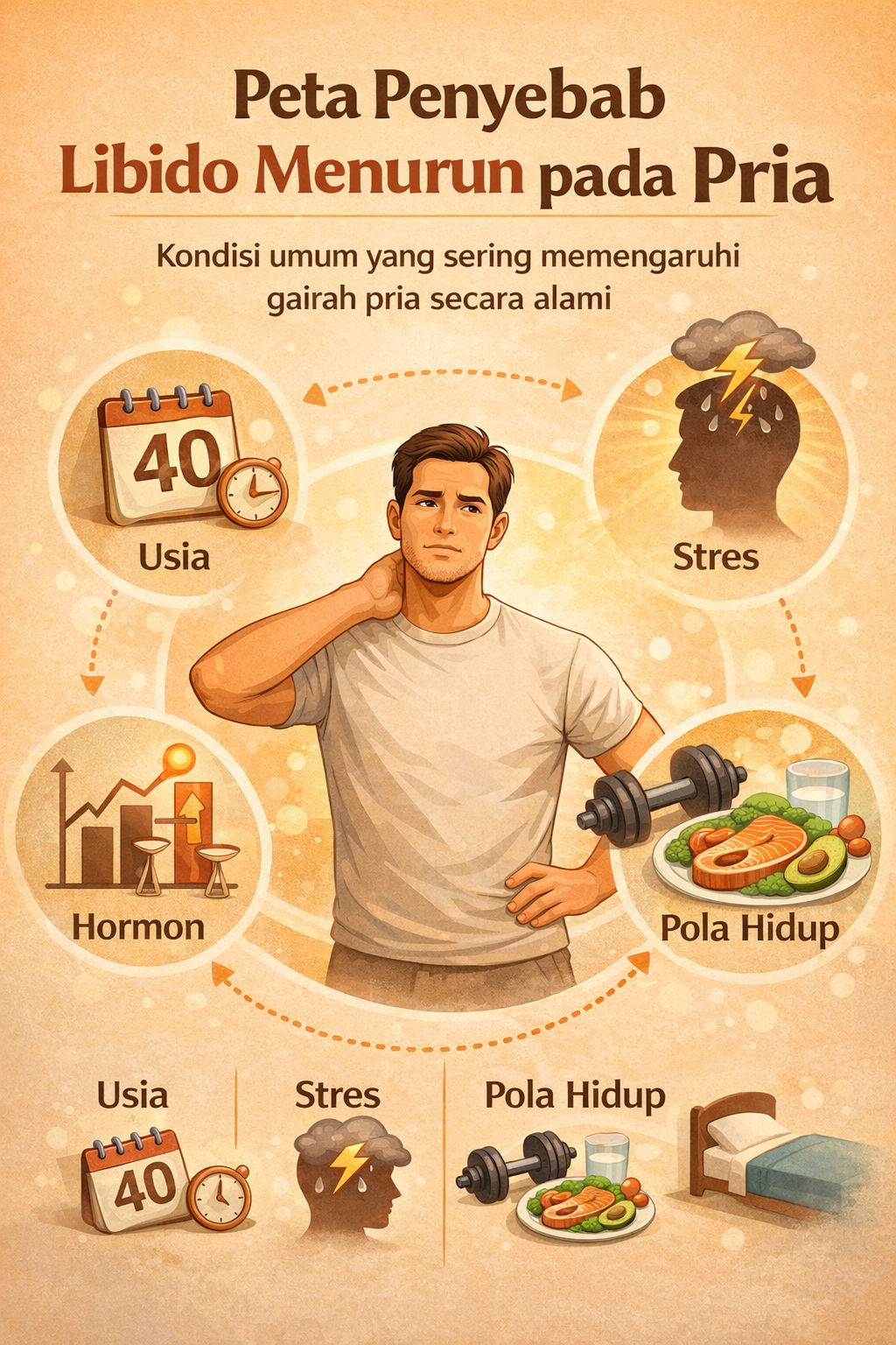 Penyebab libido menurun pada pria