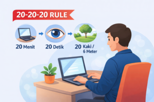 aturan 20-20-20- untuk kesehatan mata
