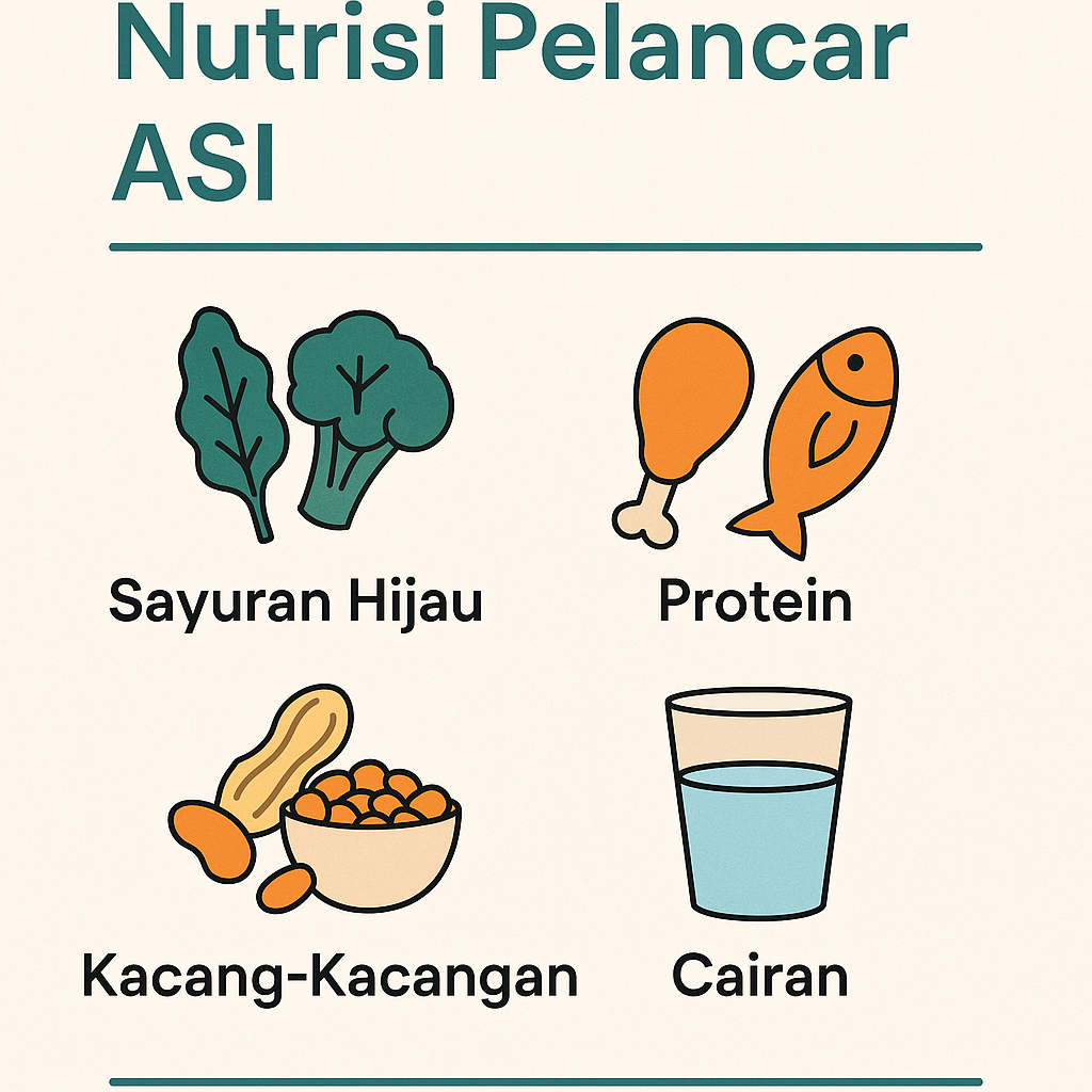 gambaran makanan yang sehat untuk ibu menyusui