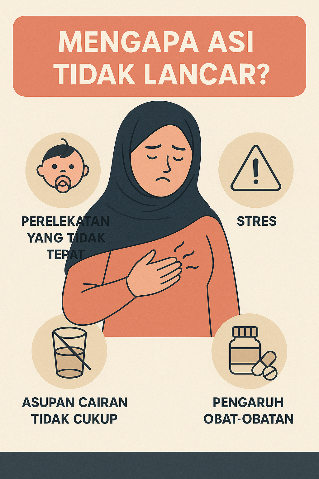 ganbar penyebab air si ibu tidak baik