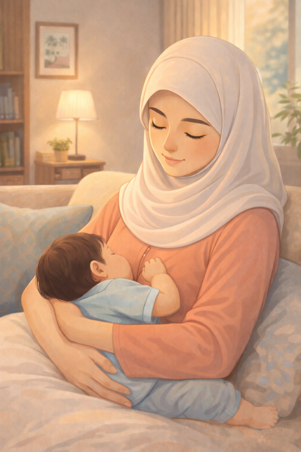 ibu dan bayi penuh kasih