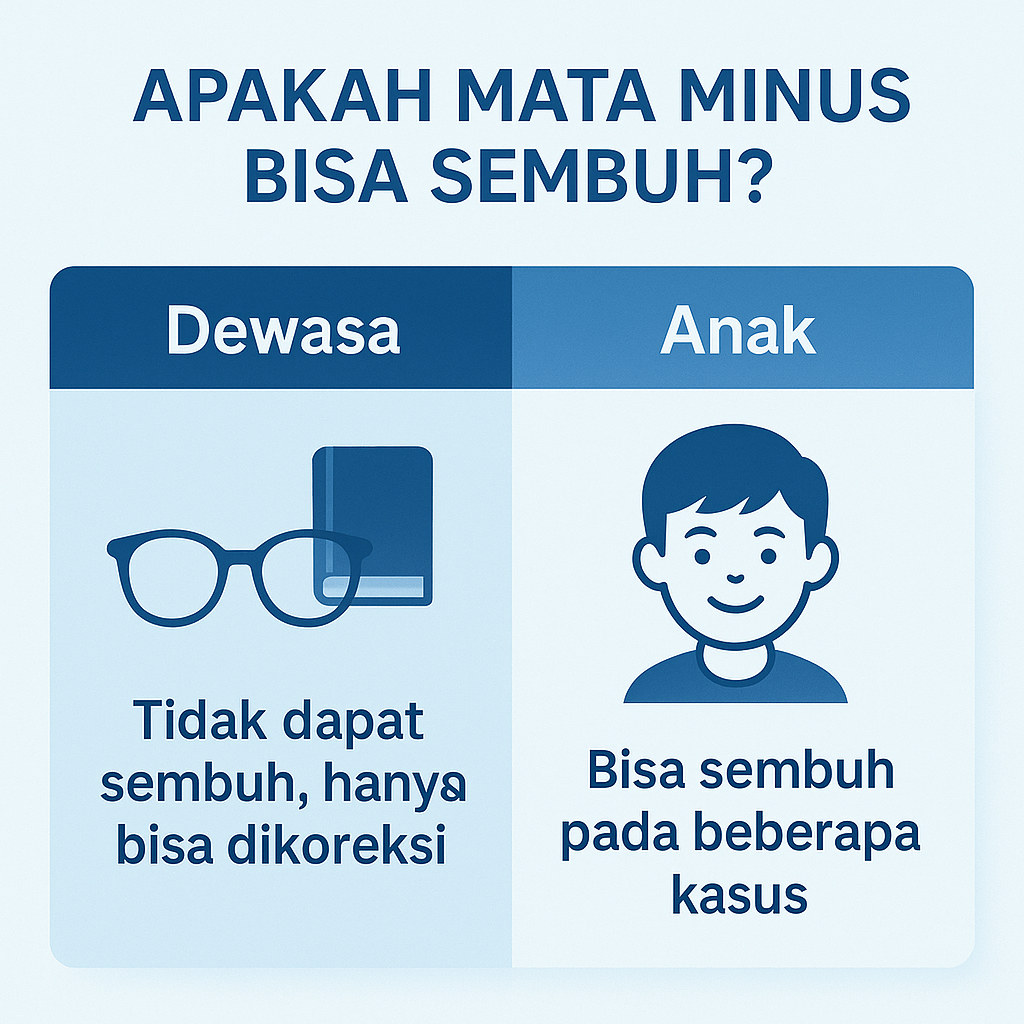 ilustrasi apakah mata minus bisa sembuh