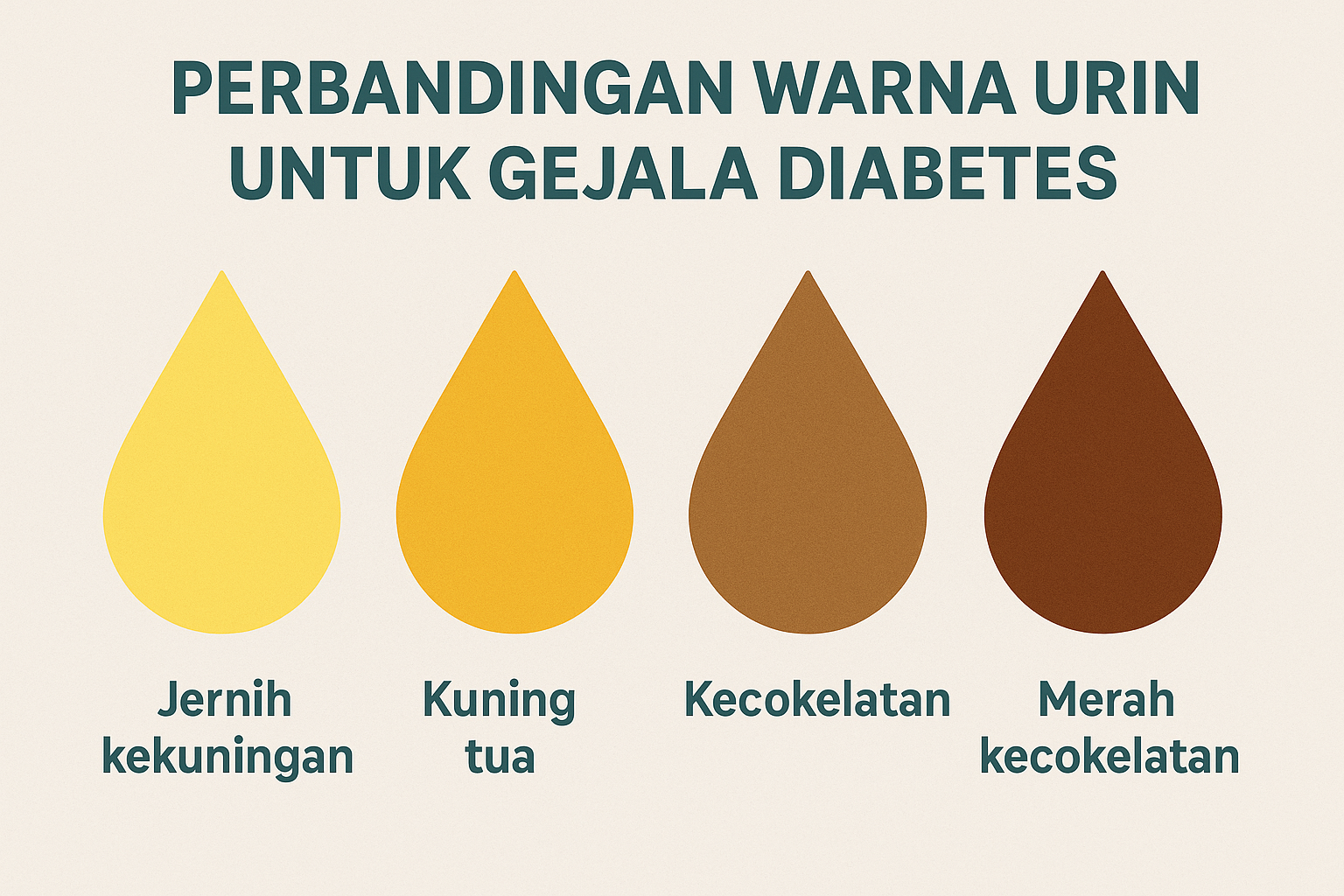 ilustrasi warna urin gelaja diabetes atau kencing manis
