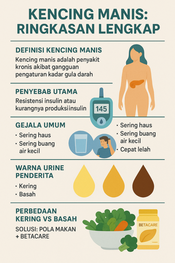 infografis tentang kencing manis