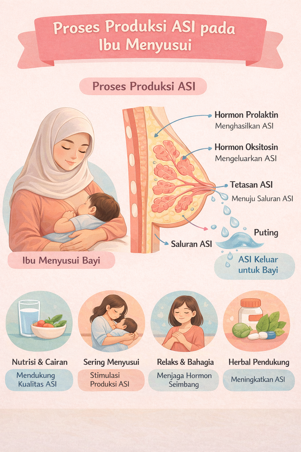 proses produksi asi pada ibu menyusuip