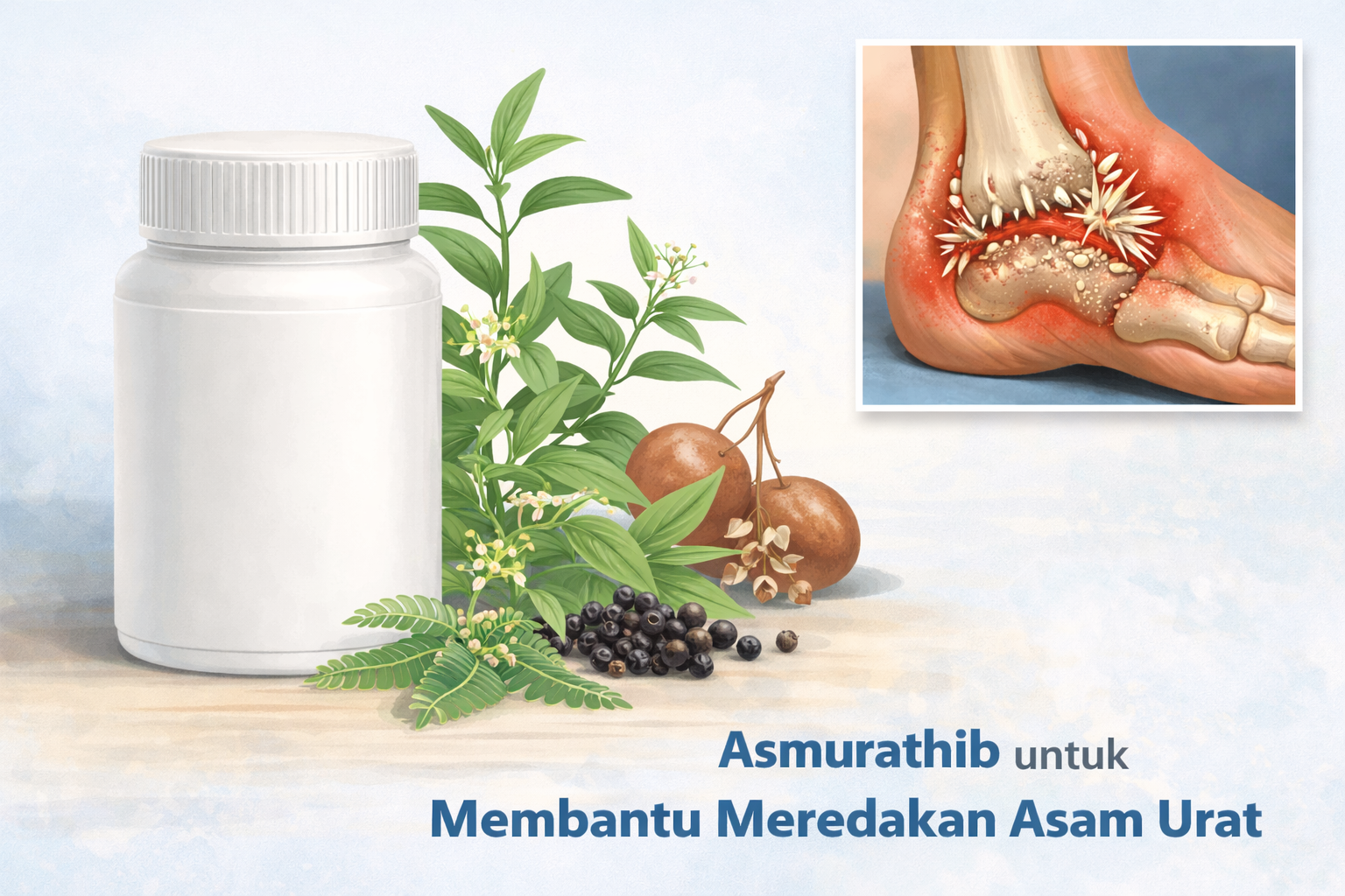 Asmurathib untuk Membantu Meredakan Asam Urat
