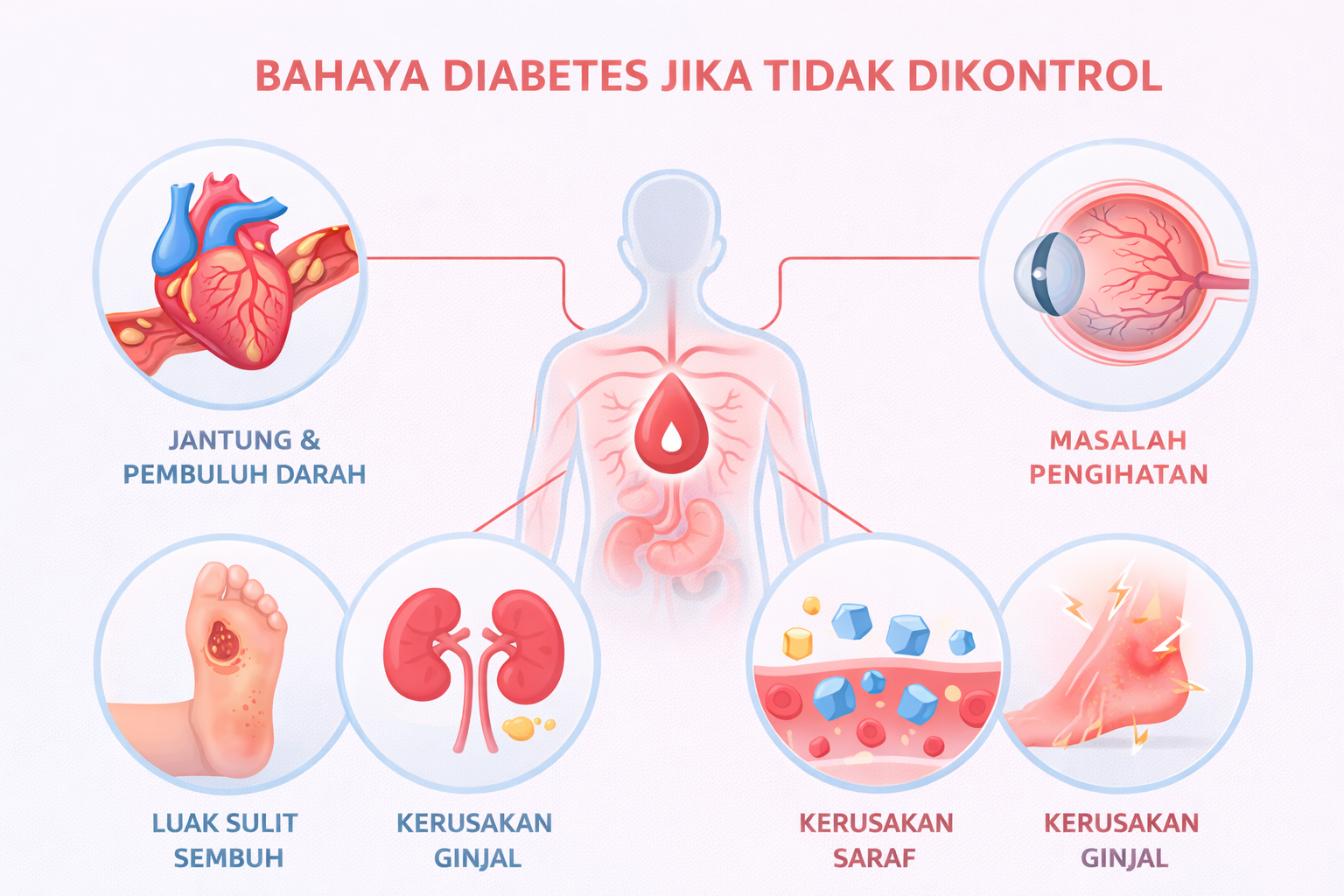Bahaya diabetes dan komplikasinya