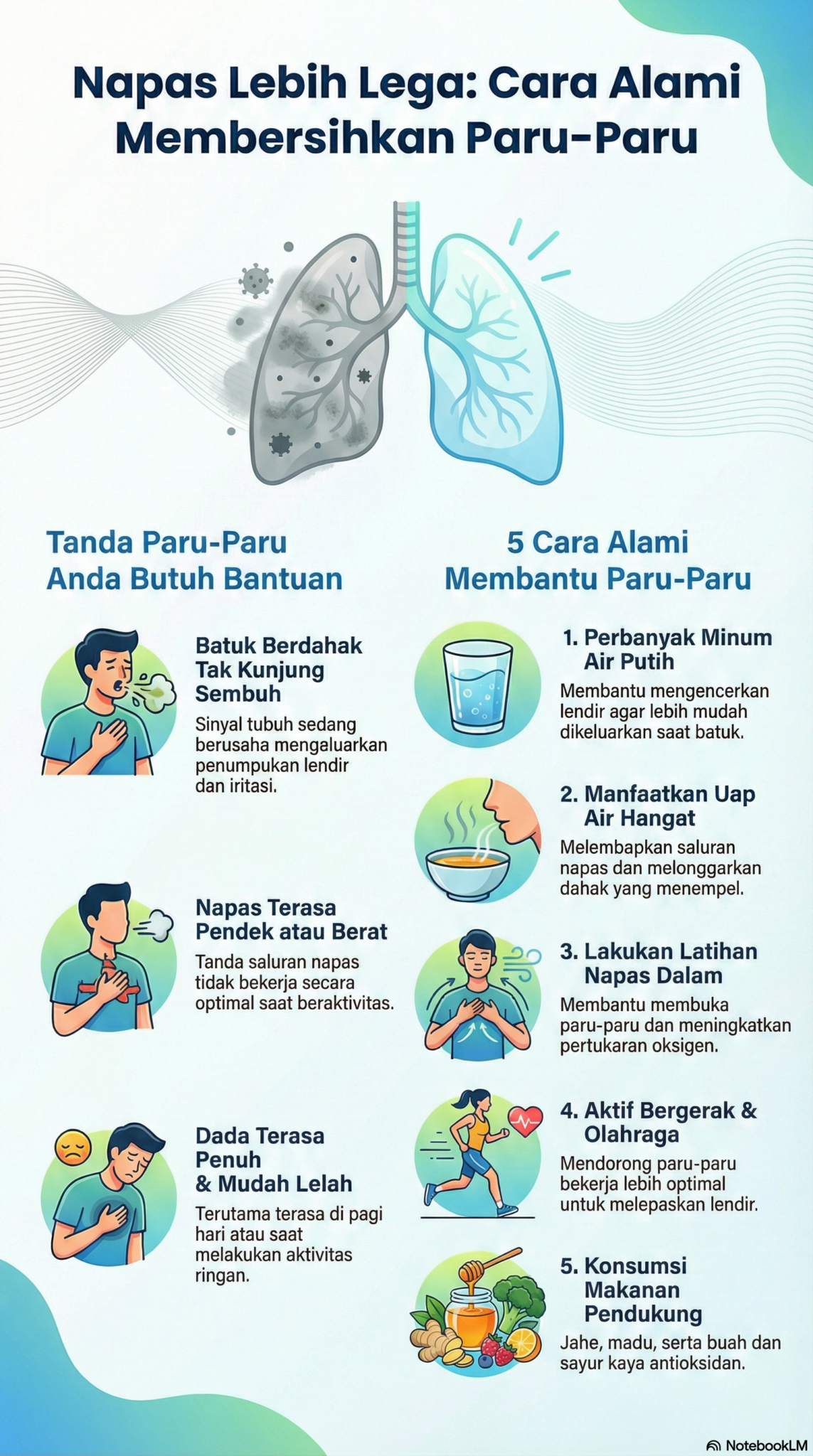 Cara Membersihkan Paru-Paru Secara Alami agar Napas Lebih Lega