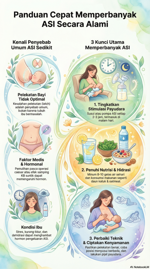 Cara Memperbanyak ASI Secara Alami & Aman untuk Ibu Menyusui