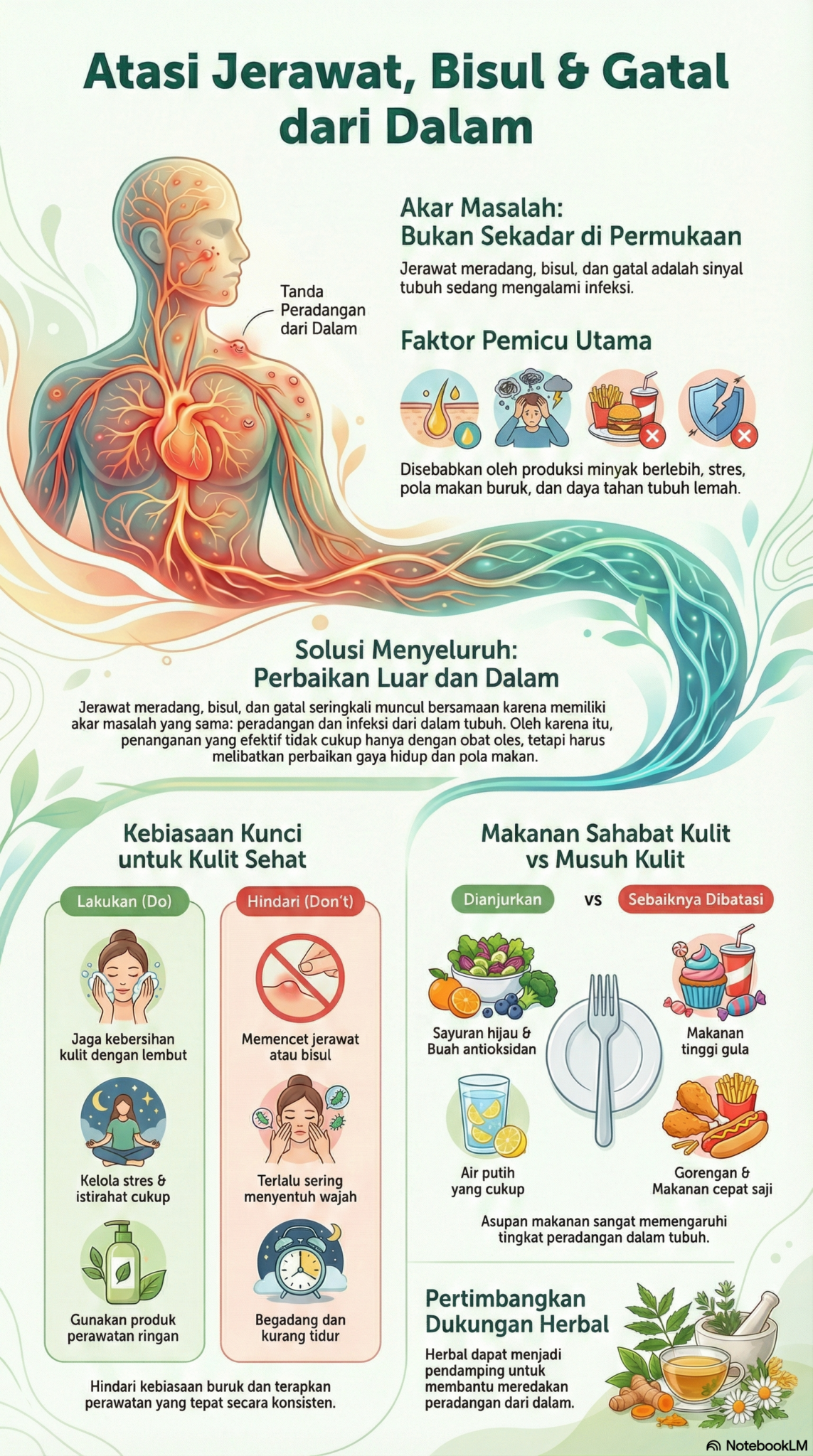 Cara Meringankan Jerawat, Bisul, dan Gatal-Gatal Secara Alami