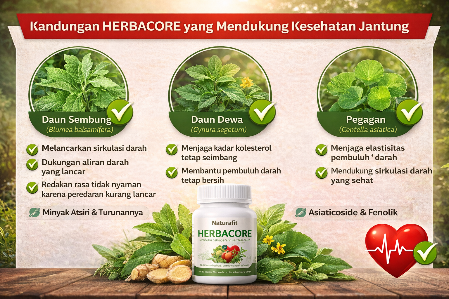 Herbacore untuk kesehatan jantung