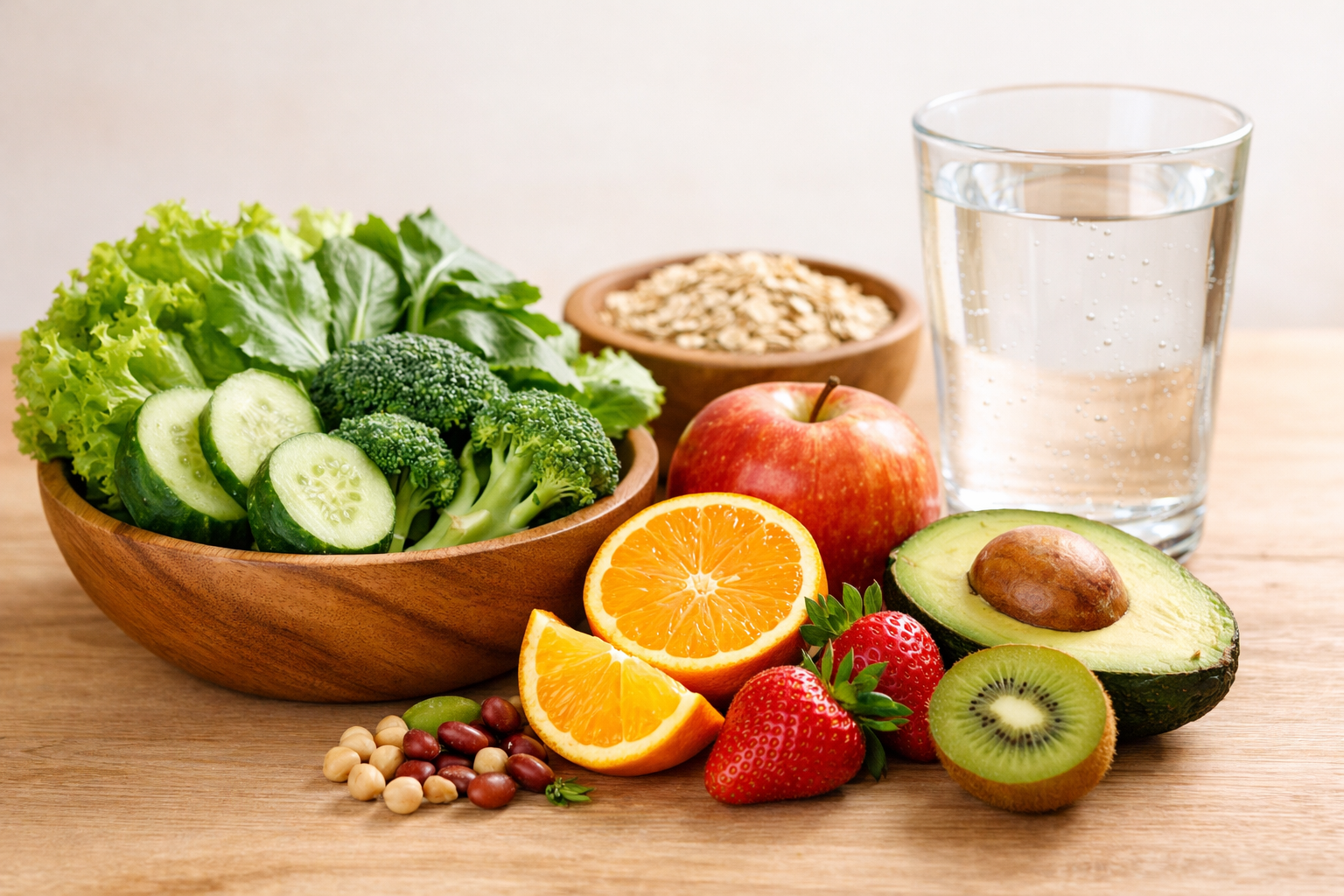 Makanan sehat dengan serat tinggi