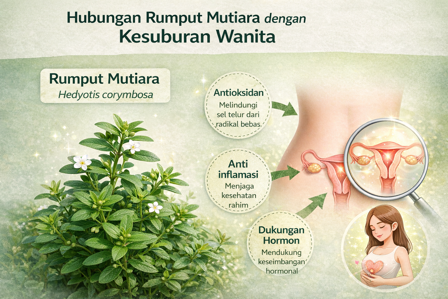 Manfaat Rumput Mutiara untuk Kesuburan