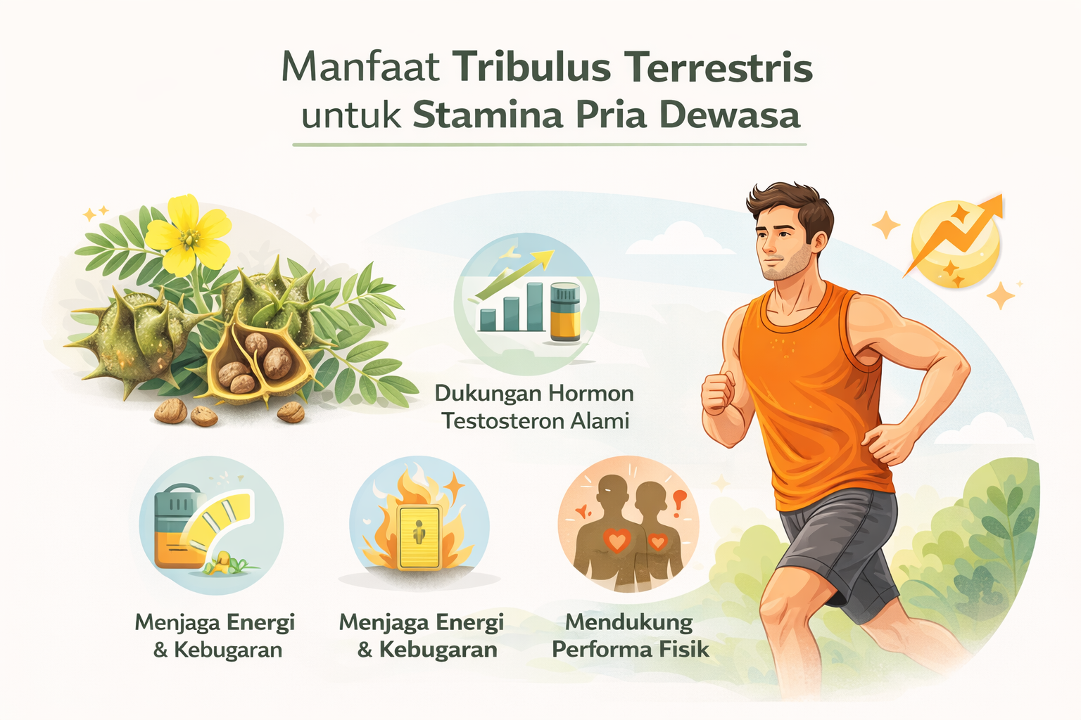 Manfaat Tribulus Terrestris untuk Stamina Pria