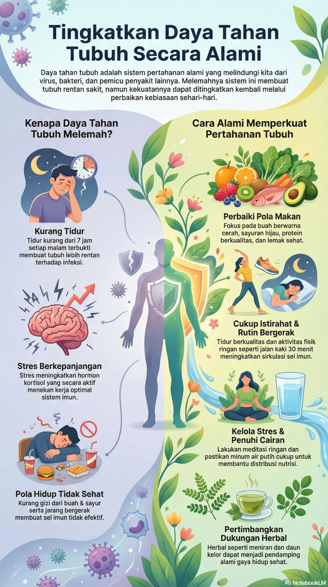 Meningkatkan Daya Tahan Tubuh Secara Alami agar Tidak Mudah Sakit