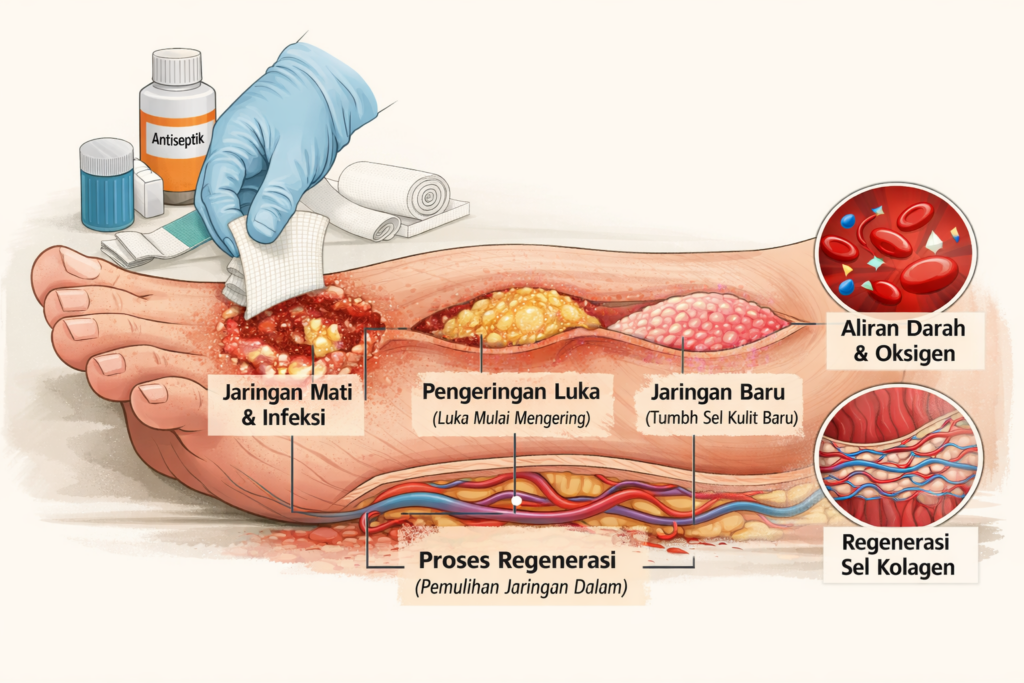 Luka Diabetes Sulit Sembuh? Ini Penjelasan & Solusinya