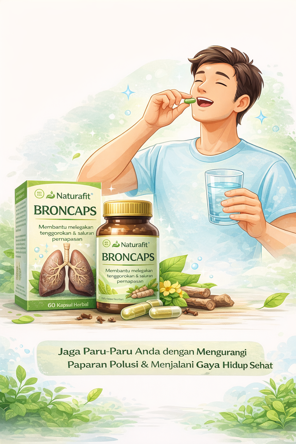 kesehatan pernapasan dengan proncaps