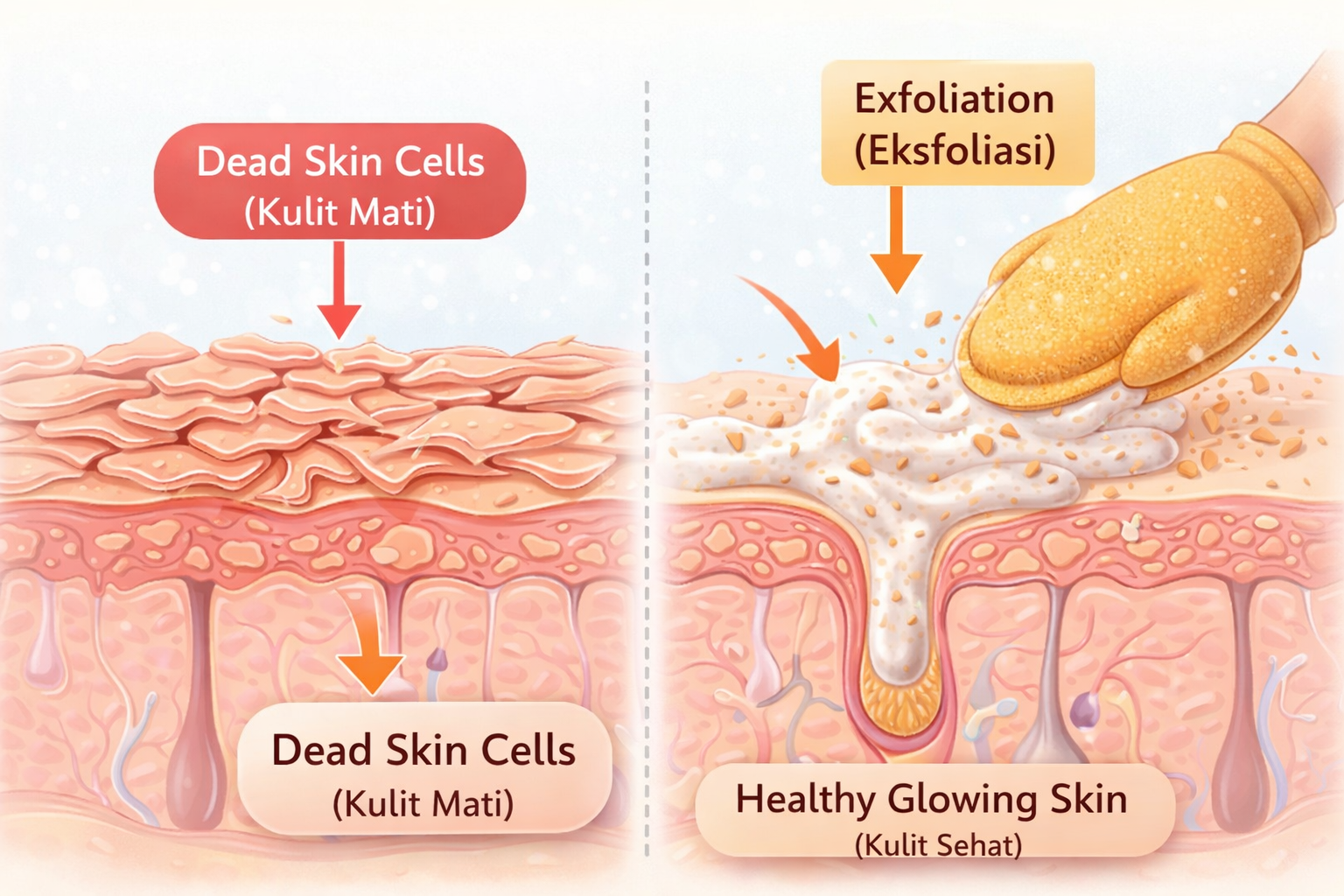 proses eksfolitasi kilit secara ditaail