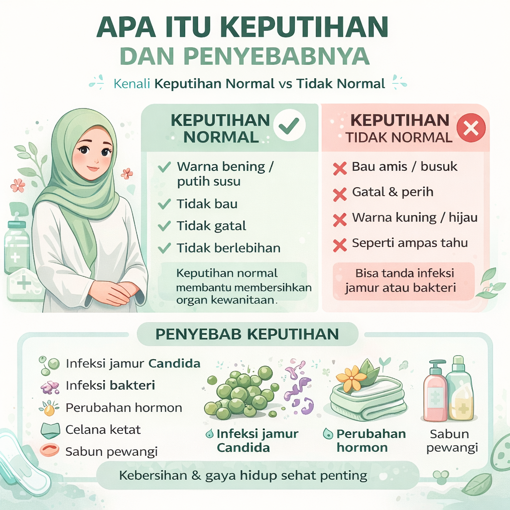 Apa Itu Keputihan dan Penyebabnya