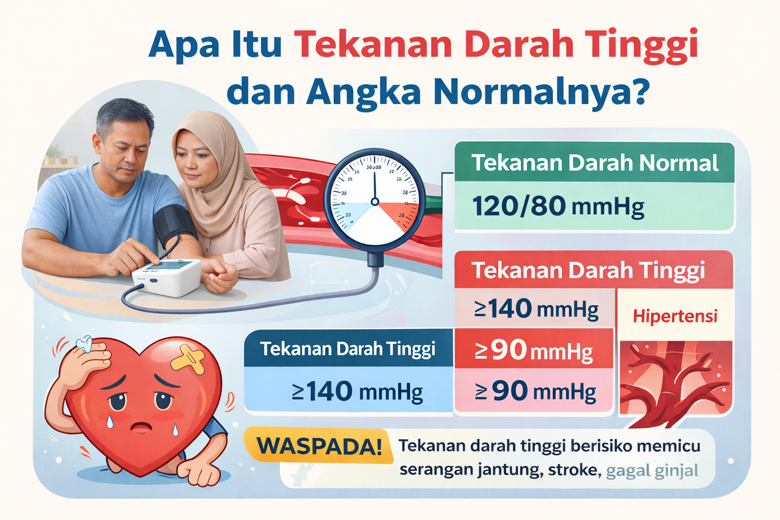 Apa Itu Tekanan Darah Tinggi dan Angka Normalnya