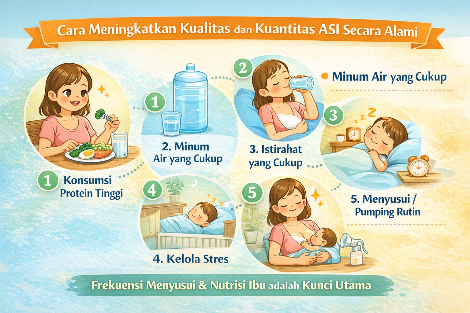Cara Meningkatkan Kualitas dan Kuantitas ASI Secara Alami