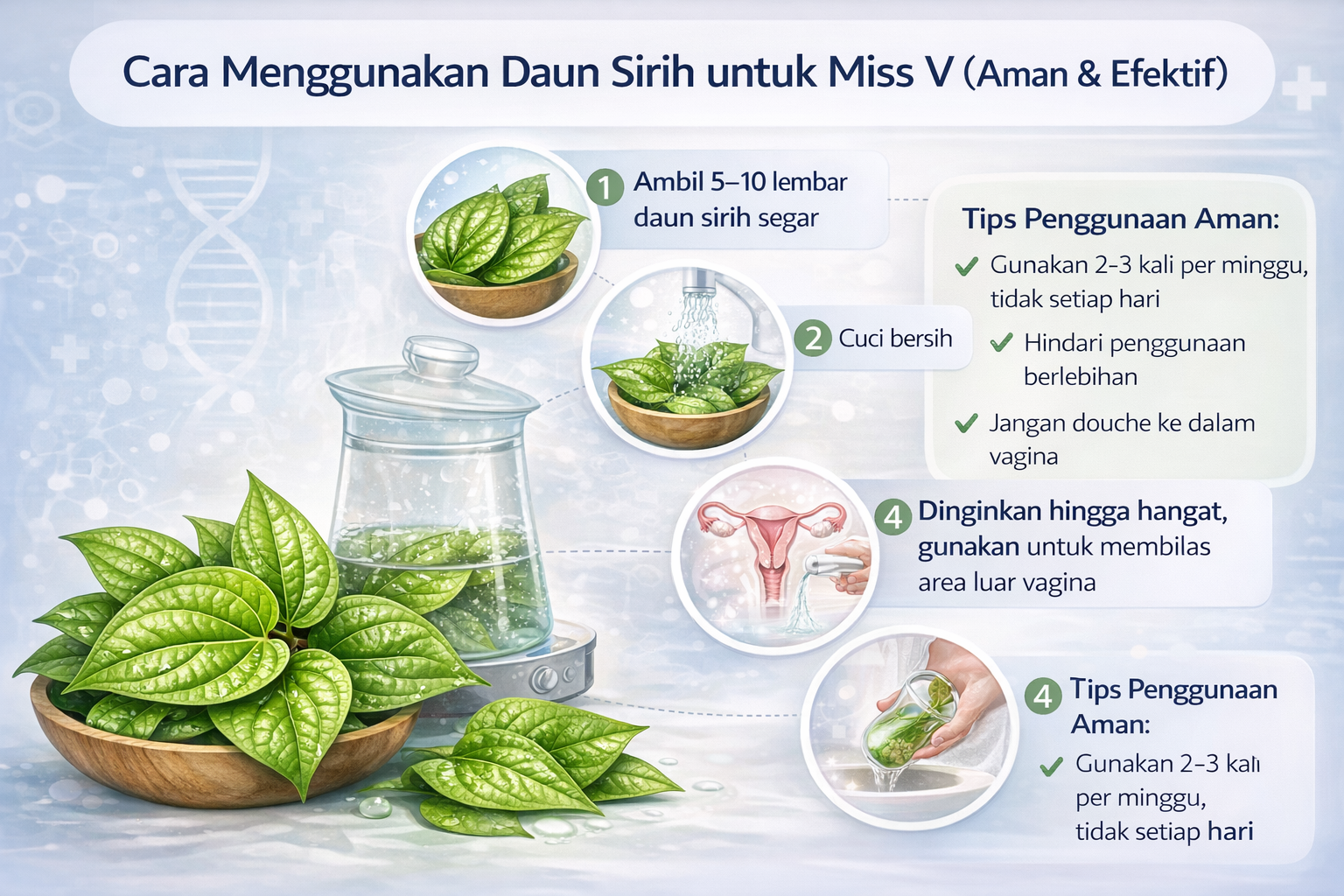 Cara aman menggunakan daun sirih