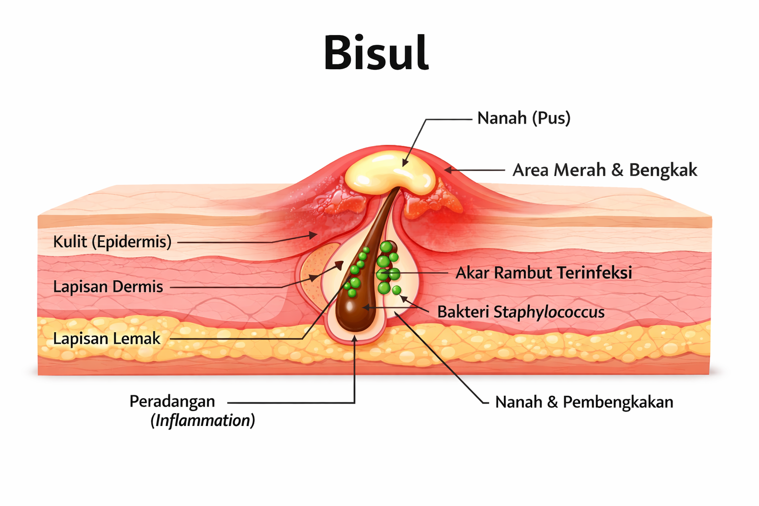 Bisul: Penyebab, Cara Mengobati & Cegah Kambuh