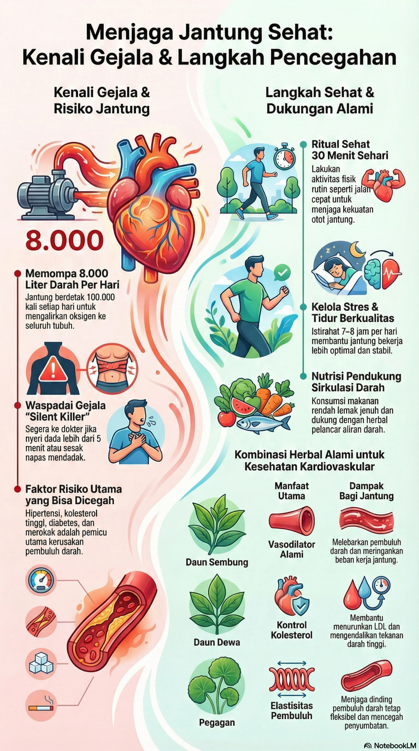 Infografis Menjaga Jantung Sehat