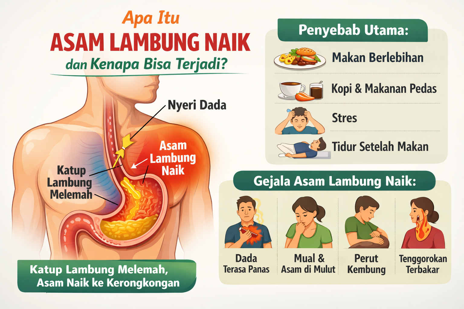 Lambung Naik dan Kenapa Bisa Terjadi