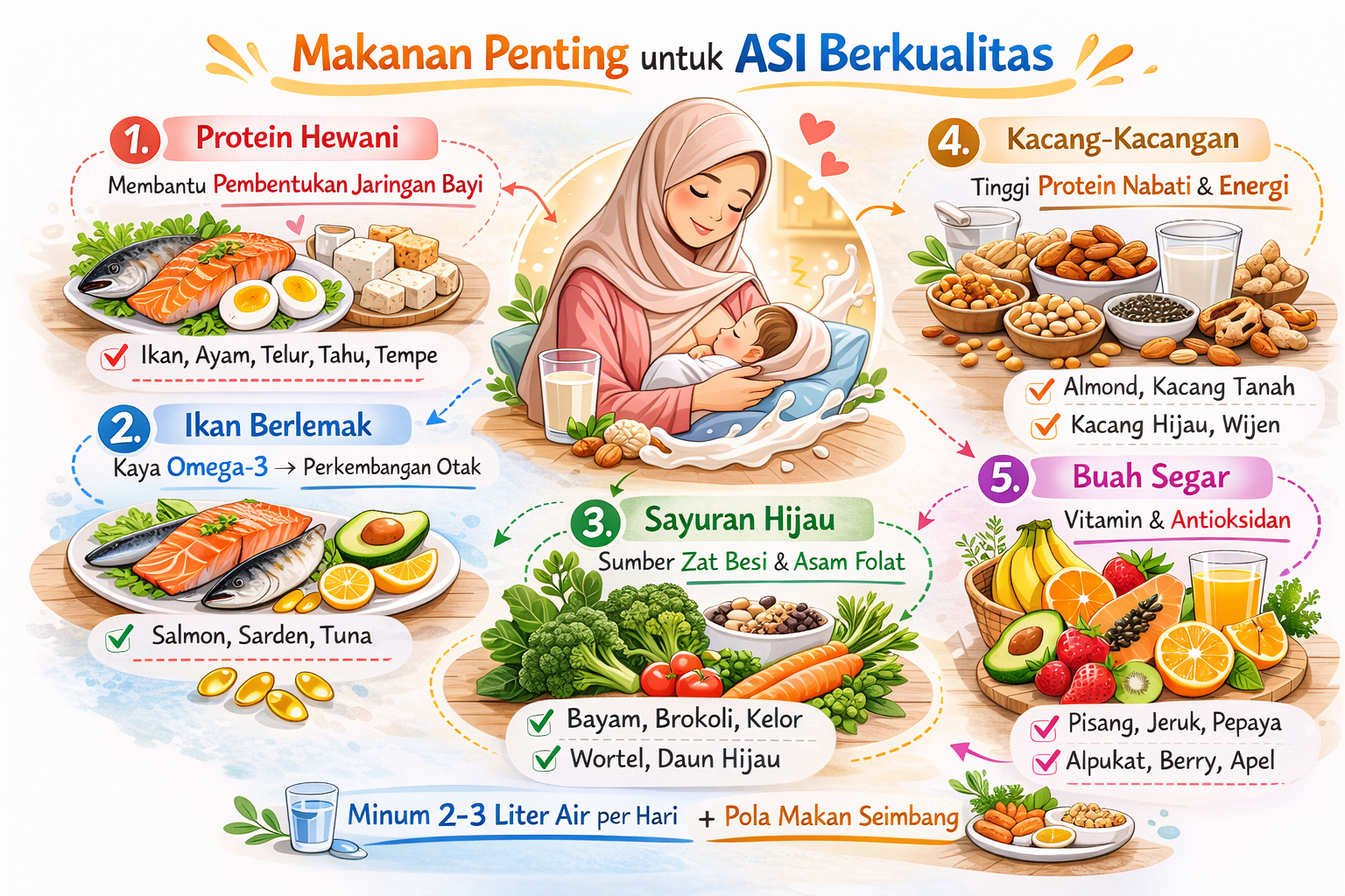Makanan Penting untuk ASI Berkualitas