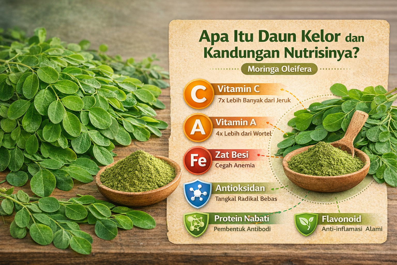 Manfaat daun kelor untuk kesehatan