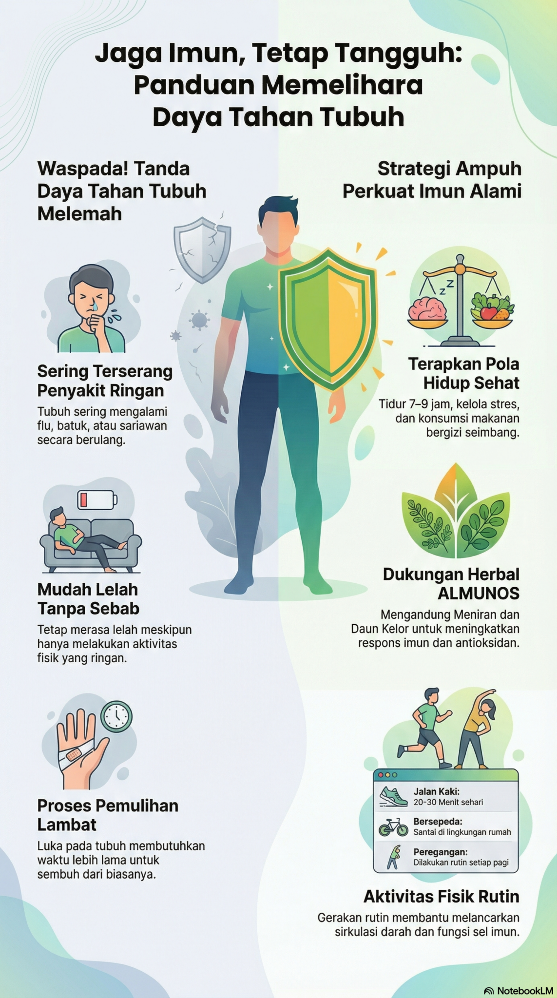 Memelihara Daya Tahan Tubuh Agar Tidak Mudah Sakit