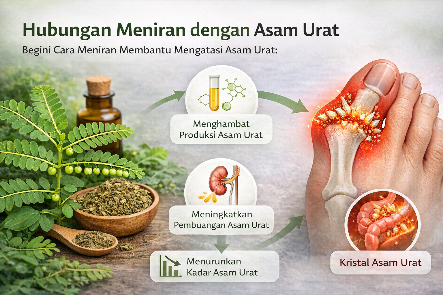 Meniran untuk atasi asam urat